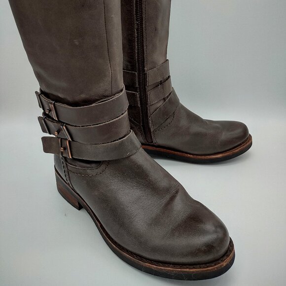 Bussola Shoes - Bussola Butter Soft Leather Zipper Close Knee High Boots 7.5-8 Woman’s EU 38